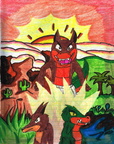 Dingodile's creation