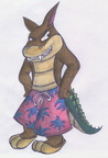 Dingodile shorts