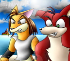 Teen Tani and crunch mad