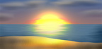 Beach sunrise