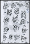 Character faces