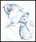 Lioness and Cub