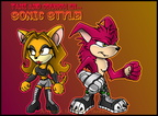 Sonic styled Crunch and Tani