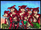 Burgundy Bandicoot Bunch