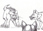 Surrounded (lineart)