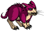 Species - Unevolved Burgundy Bandicoot