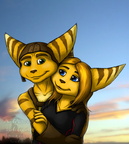 Art Trade - Ratchet and Chloe