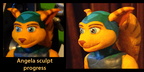 Angela sculpt progress