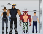 Height Chart with human