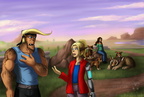 Commission - Ace meets Lazrena