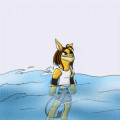 Tani in water