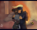 Calm before chaos by Huskibunni