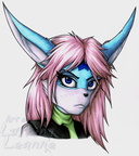 Commission headshot - Beserker Sapphs