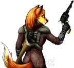 Commission - Goldenwolfess
