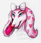 Commission headshot - Princess Pink