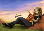 Art Trade - Vee and Snugglebutt
