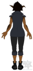 Ref Back - Scruffy (clothed)