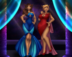 "Space Angels" Art Trade by ooo-belise-ooo