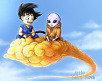 Kid Goku and Jiren (BG)