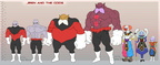 Height chart - Jiren and Gods