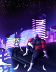 Commission - ScorpionNinjaGirl and Jiren