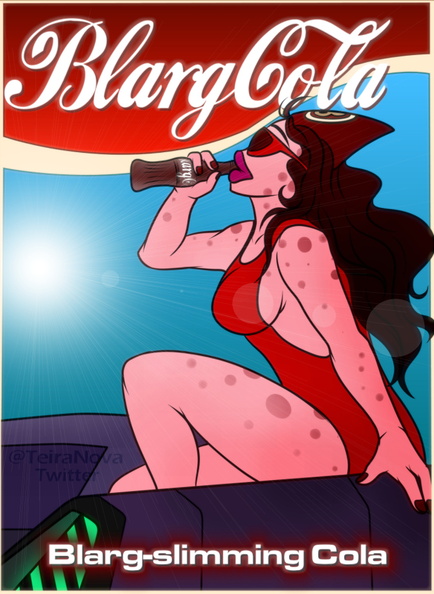 Blarg Cola poster Juicy Lucy.jpg