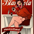 Blarg Cola poster Joo-joo lips Galilia