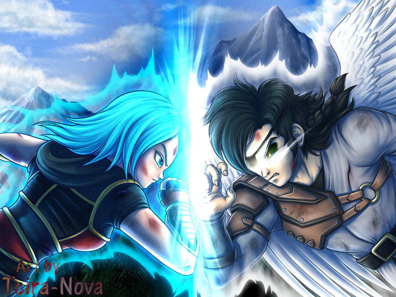 Commission - Carmen VS Mal (no particles).jpg