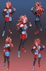 android 21 human form by laservega