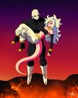 jiren and android 21 good by salvamakoto
