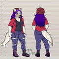Commission - Brooke ref sheet (casual outfit)