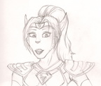 Sketch - Jenna smile