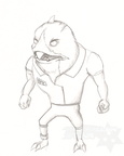 Sketch - Kerchu prisoner