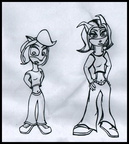Coco and crystal