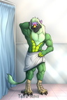 Commission - Plum showering