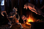 Commission - Wolf attack