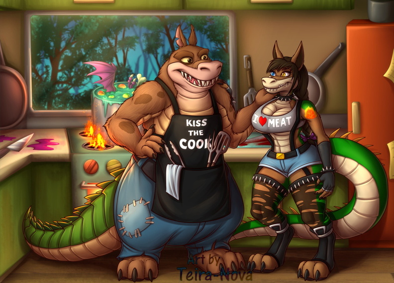 Commission - DD and Dingodile.jpg