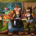 Commission - DD and Dingodile