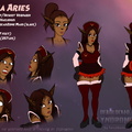 Reference sheet - Cienna Aries
