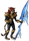 Commission - Monster Knight Madi