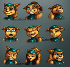 Commission - Angela Cross expression sheet