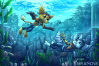 Commission - Underwater lombaxes