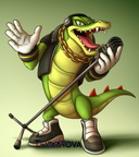 Commission - Vector the Crocodile