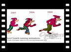 Teen Crunch running animations