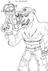 2006 The Bearminator lineart