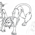 Lines Anthro Marsupials