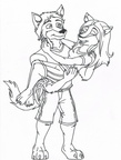 Lines Happy Couple