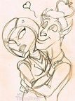 Sketch Dallas loves Juanita