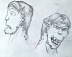 Sketches Jake faces