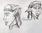 Sketches Kurt faces 2
